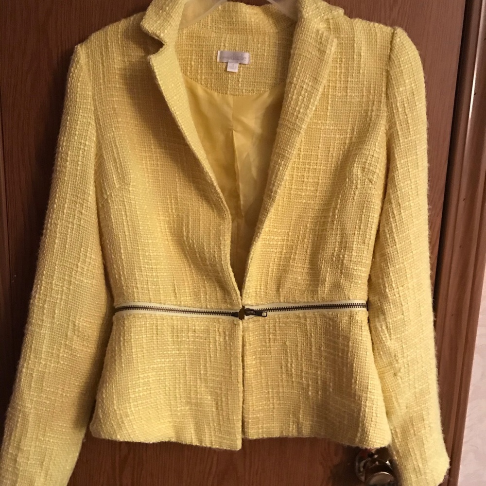 Charming Charlie yellow blazer